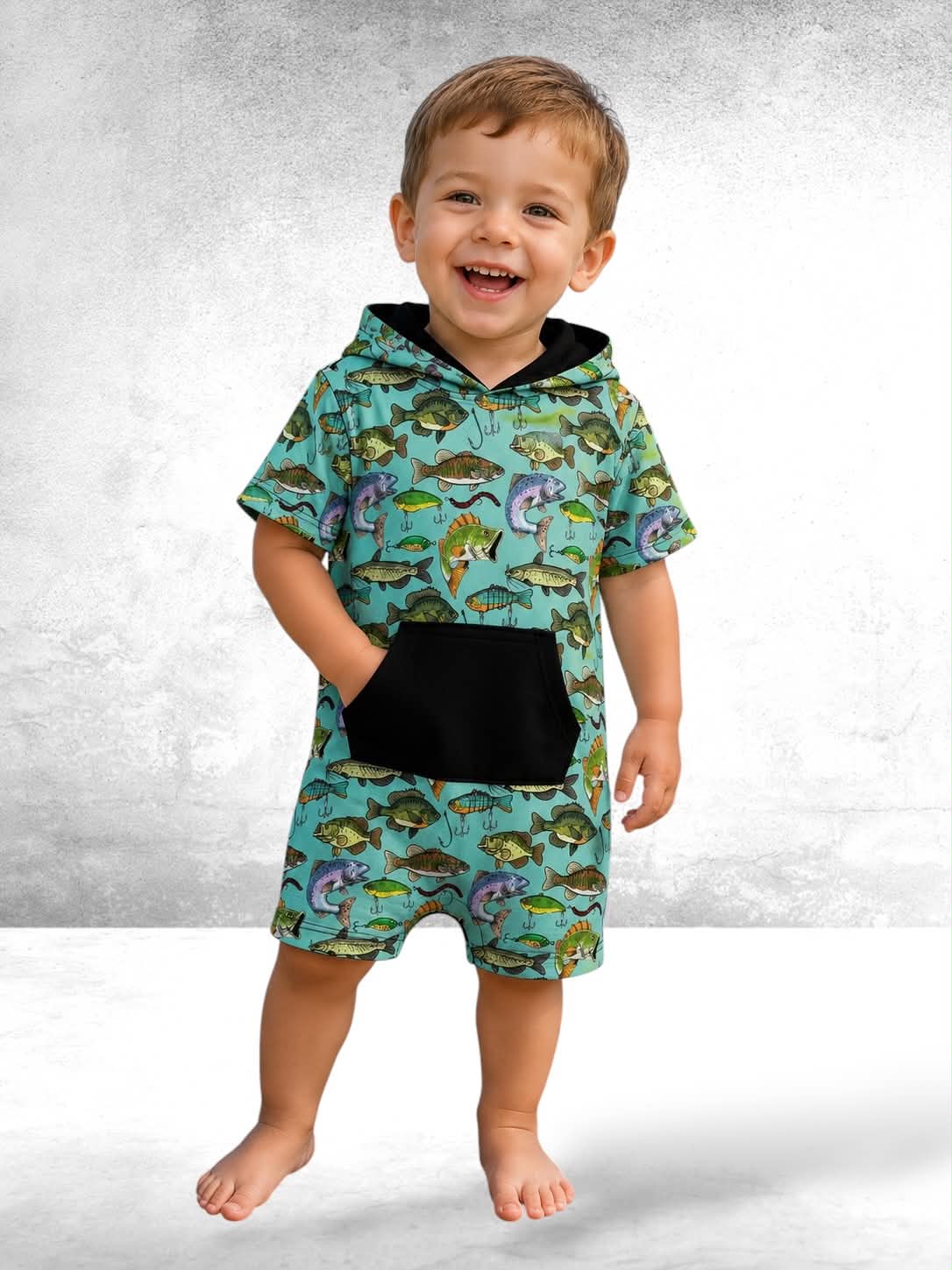 Bait the Hook hooded shorty RTS