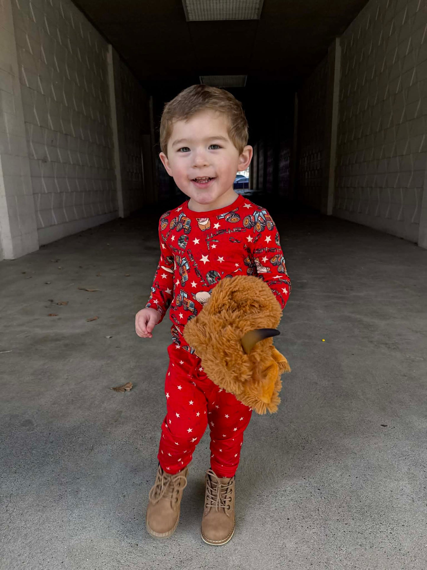 Pasture Friends (Red) Two Piece Jogger set RTS