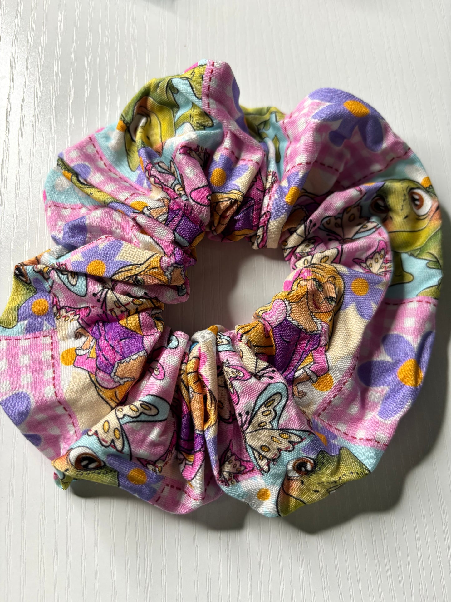 Let down your hair oversized bamboo scrunchie