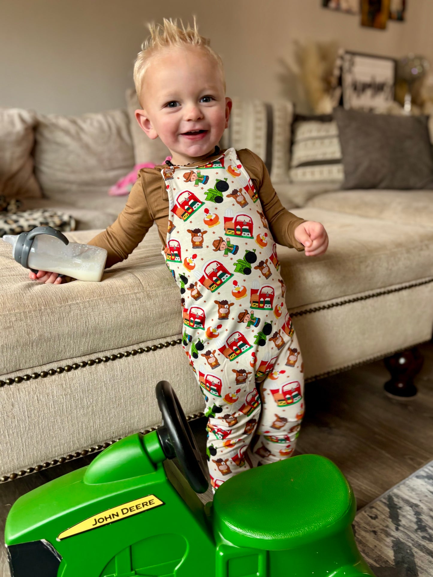 Tiny Farmer Overalls with shirt RTS