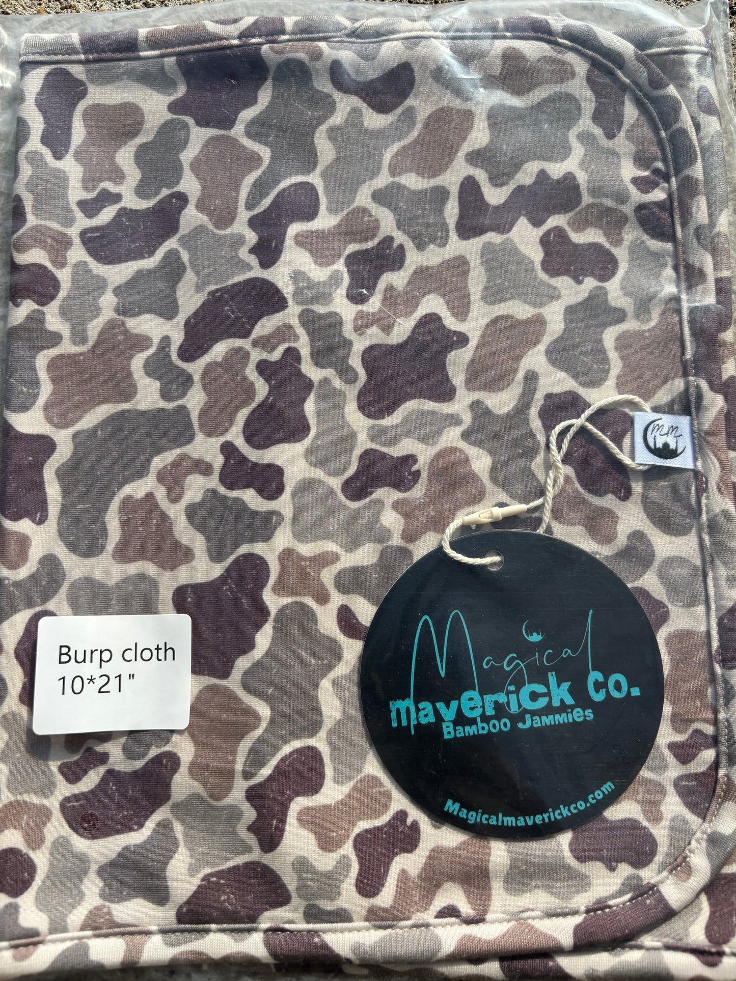 Camo Burp Cloth RTS