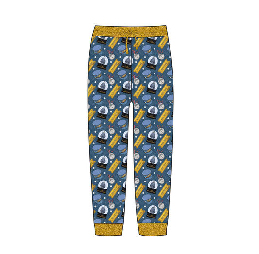 Train ride Adult Joggers Christmas RTS