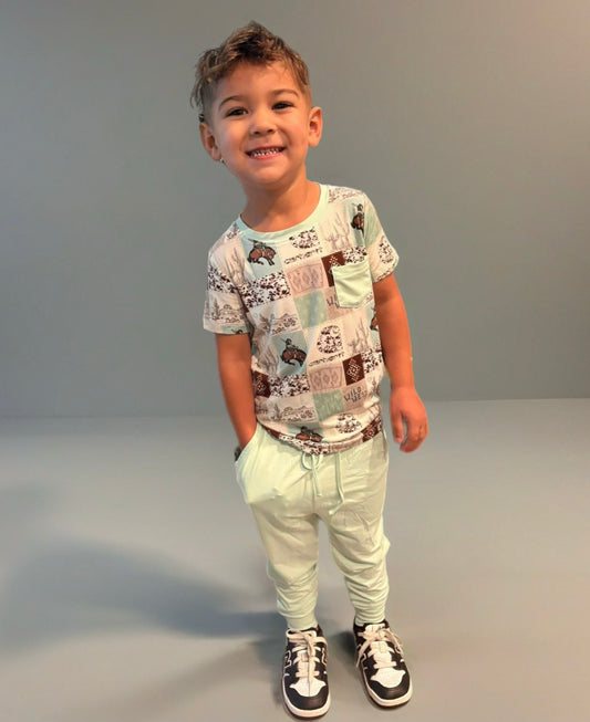 Wild West 2.0 Pocket tee and Joggers set RTS