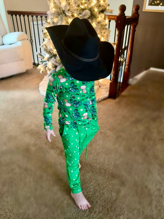 Pasture Friends (Green) Two Piece Jogger set RTS