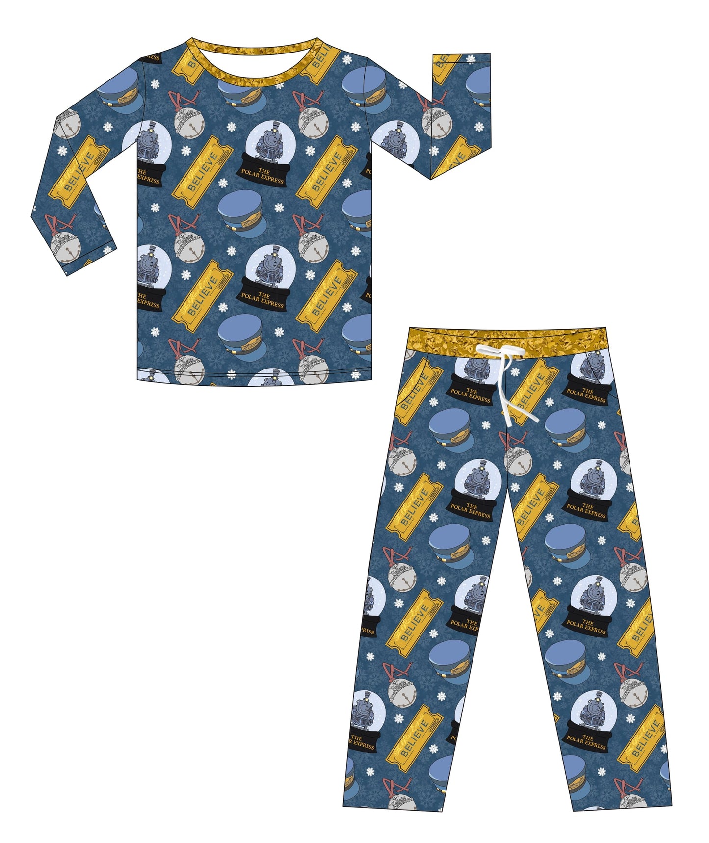 MAGICAL Express Train Ride Men’s 2pcs pants set RTS