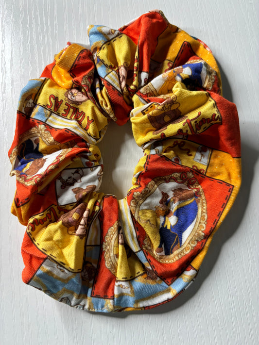 Tale as old as time oversized bamboo scrunchie
