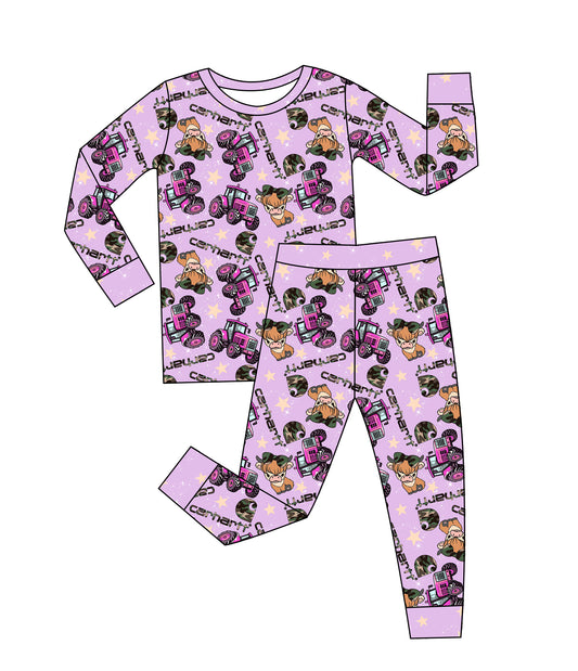 Pasture Friends (purple) Two Piece RTS