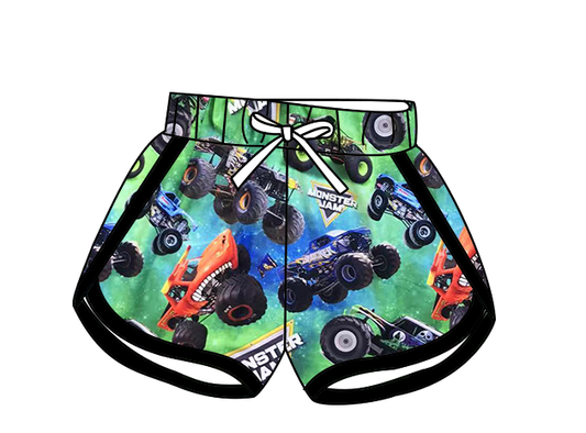 Monster crush green shorts READY TO SHIP
