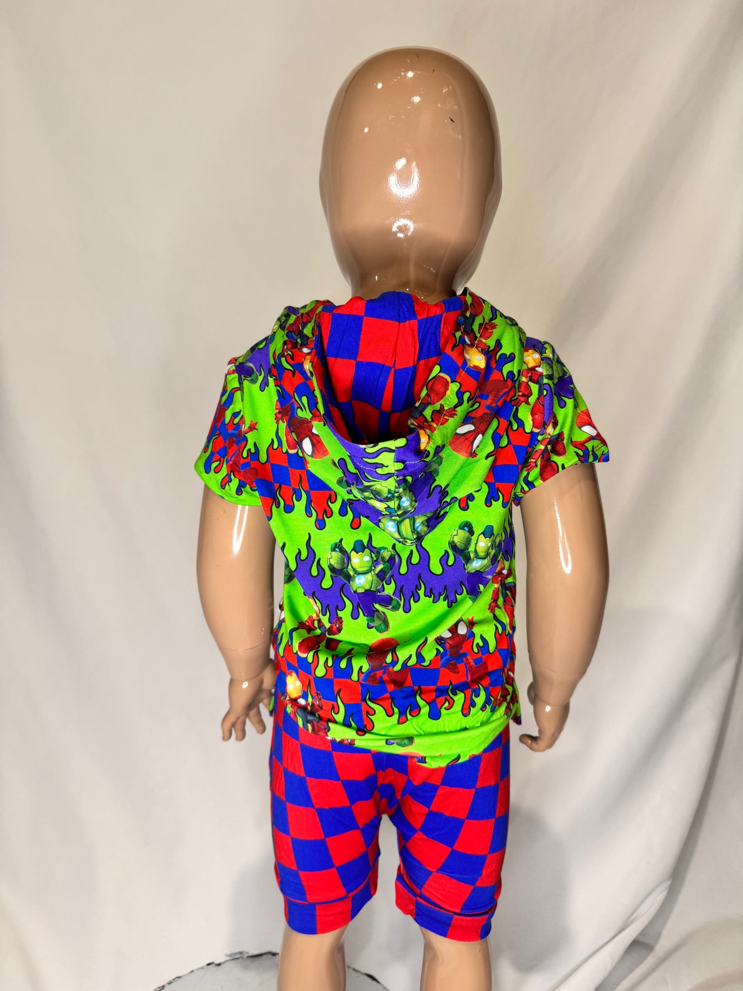 WEBS UP hooded short set RTS