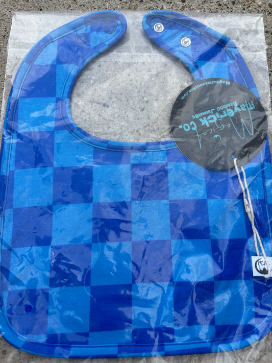 Blue checks Bib Cloth RTS