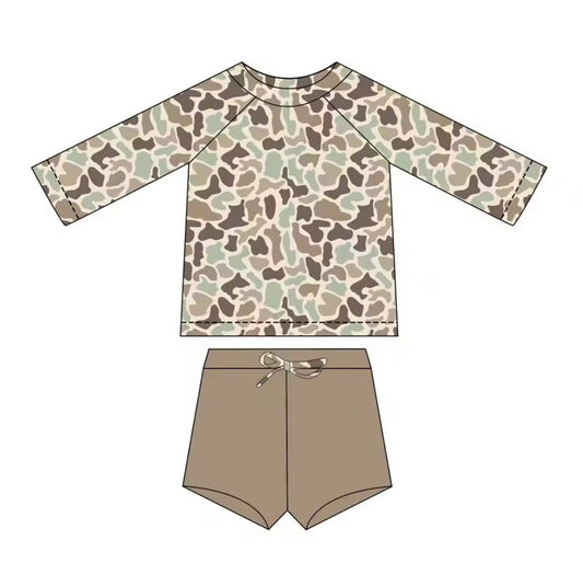 Camo swim two pcs