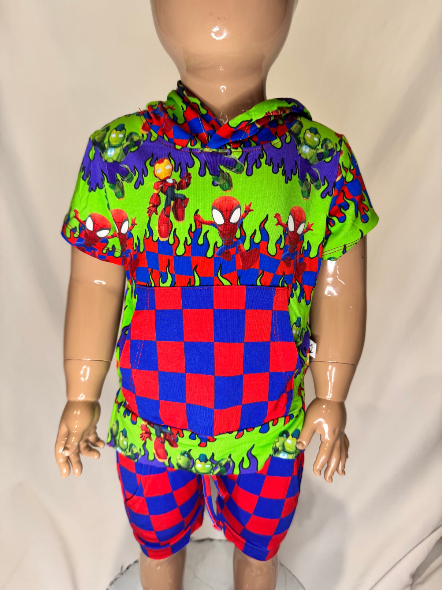 WEBS UP hooded short set RTS