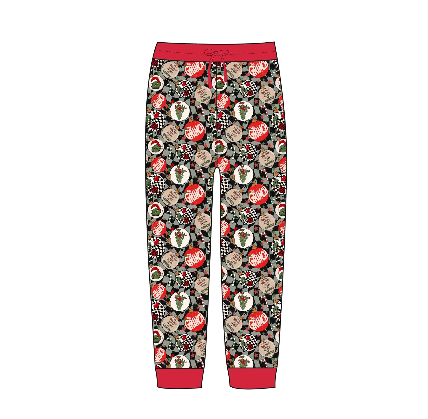 Holly Jolly Adult Joggers Christmas pre order