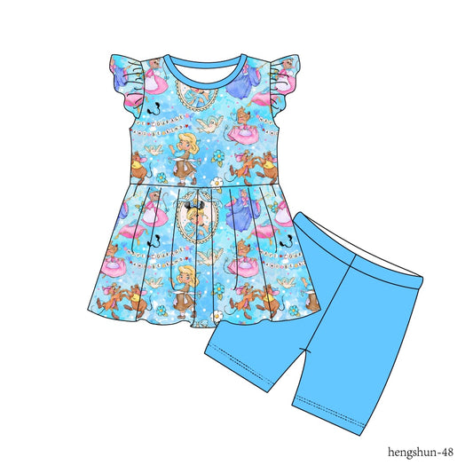 Have Courage and Be Kind peplum and shorts Daywear RTS