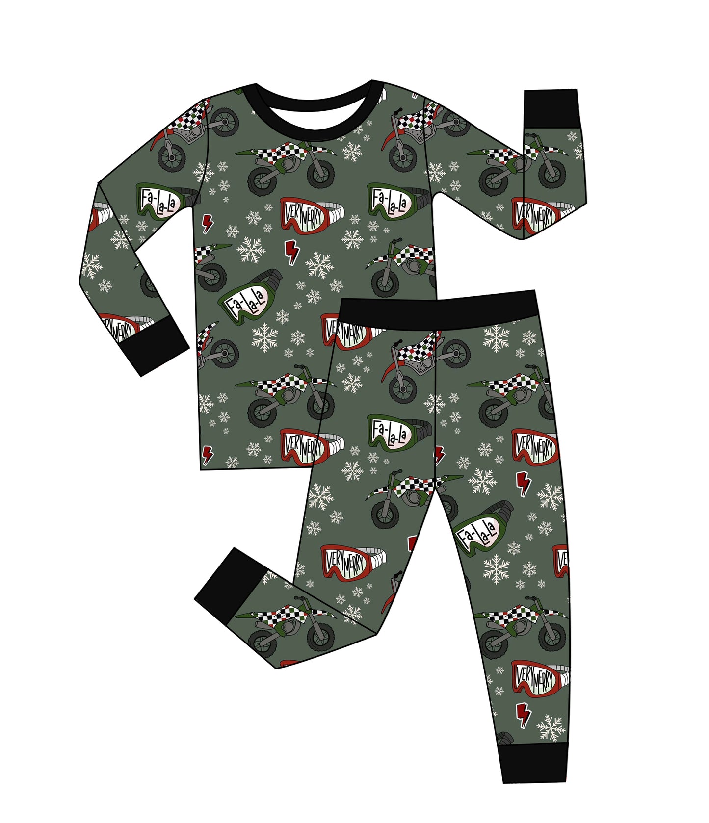 BRAAAPMAS long sleeve and pants PJS PRE ORDER