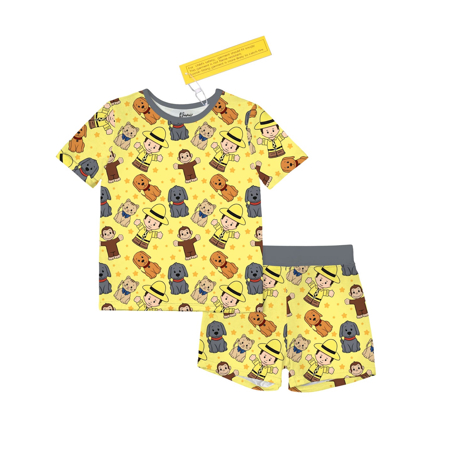 Little Curious Monkey Short set RTS
