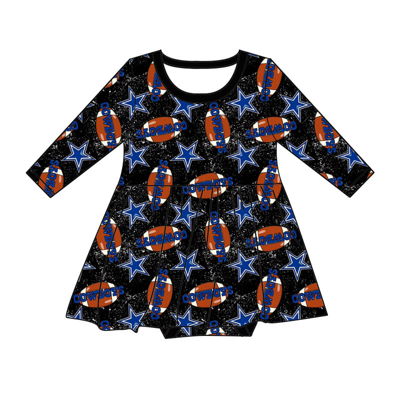 MAGICAL DEM BOYZ Long Sleeve Twirl Dress RTS