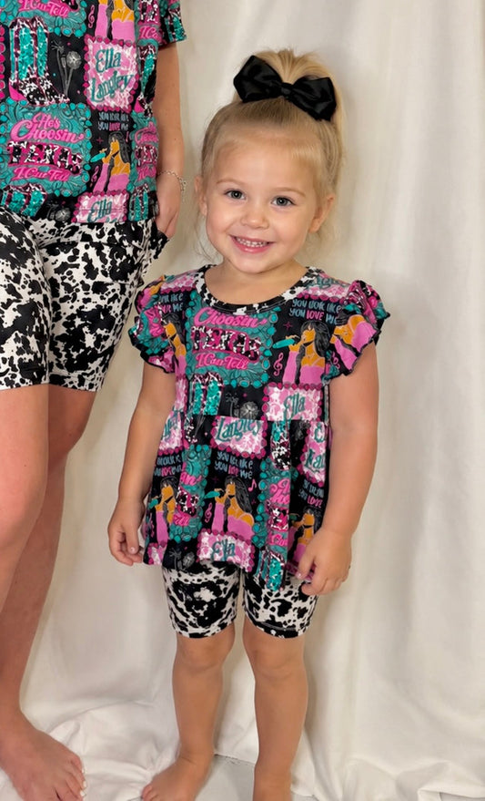 She’s from Texas peplum set RTS