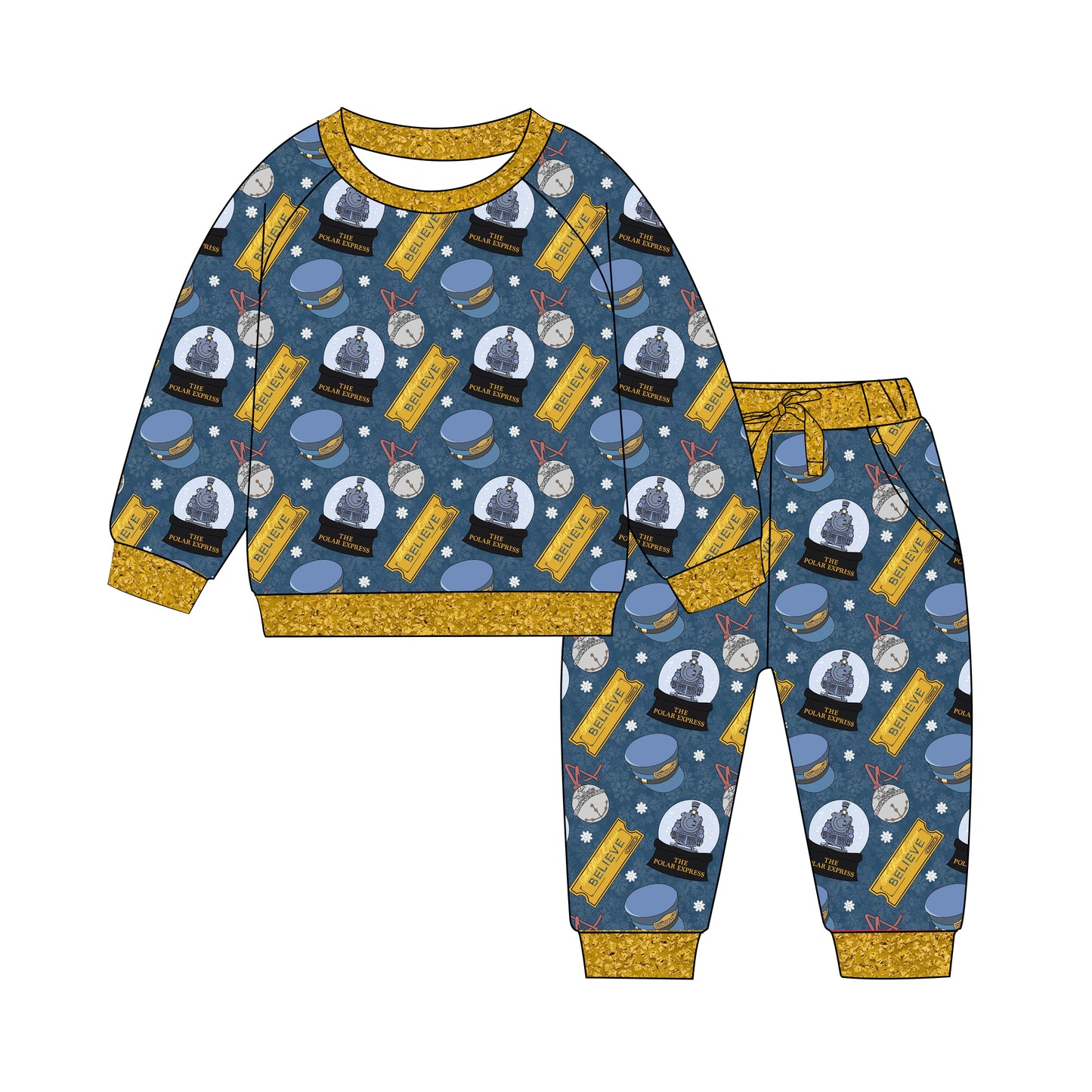 Train Ride crewneck and joggers PRE ORDER