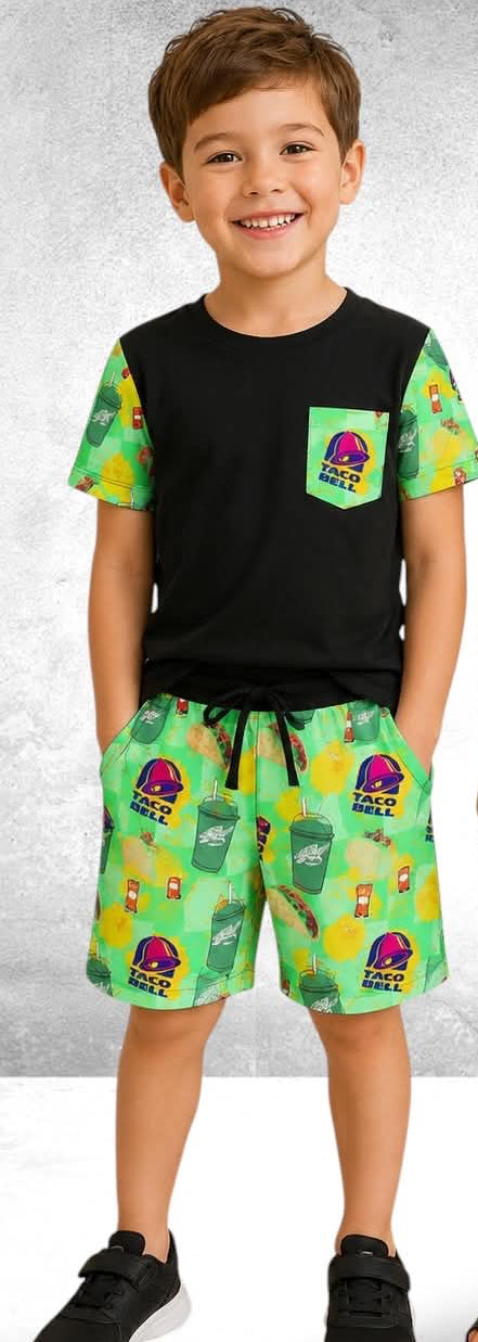 Baja Blast tee and shorts Daywear RTS