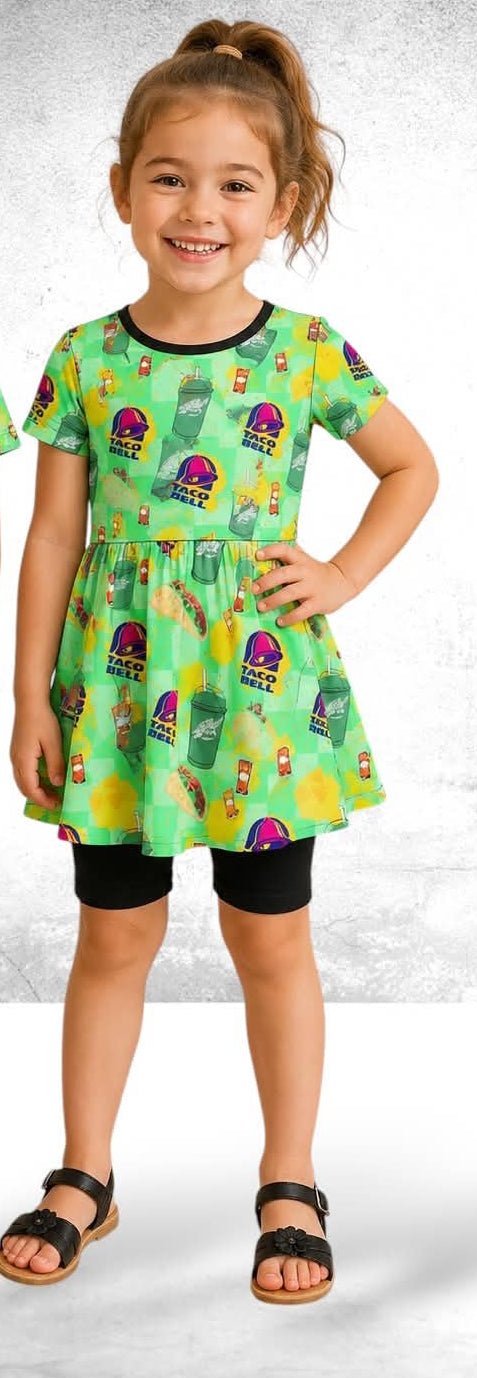 Baja Blast peplum and shorts Daywear RTS
