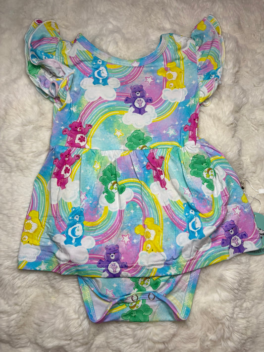 MAGICAL Lovely Castle short sleeve BodySuit Twirl Dress RTS