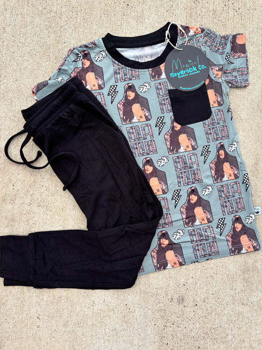 Ella Fella Pocket tee and joggers Daywear RTS