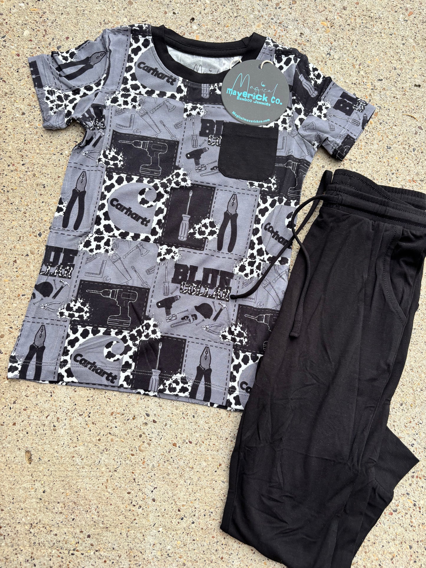 Blue Collar Pocket tee and joggers Daywear RTS