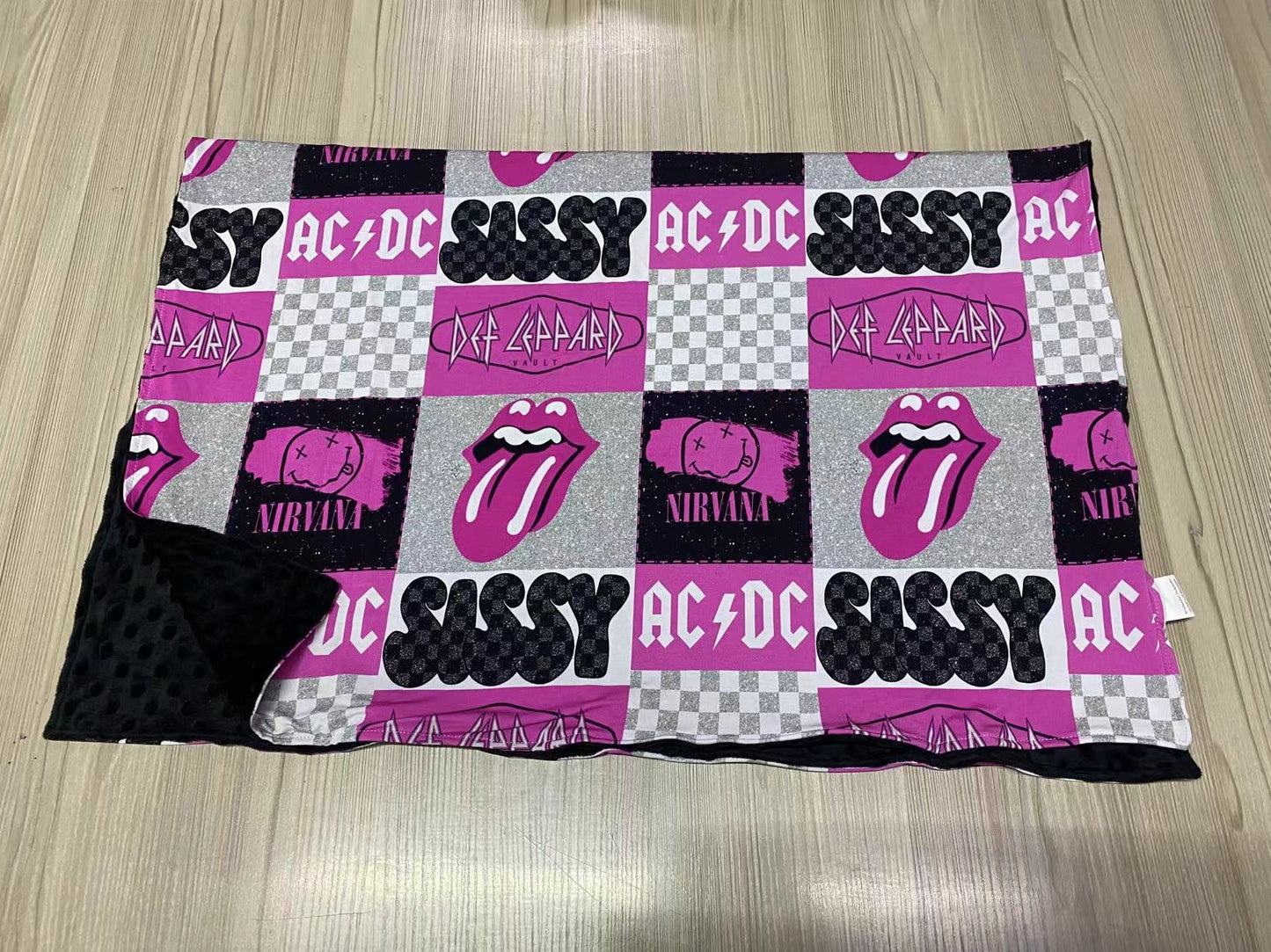 Sissy 30x40 Bamboo + Minky Blanket RTS