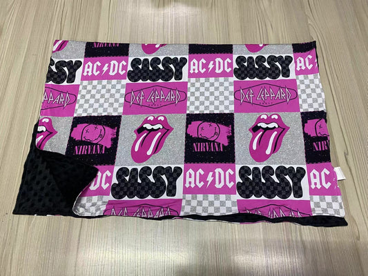 Sissy 30x40 Bamboo + Minky Blanket RTS