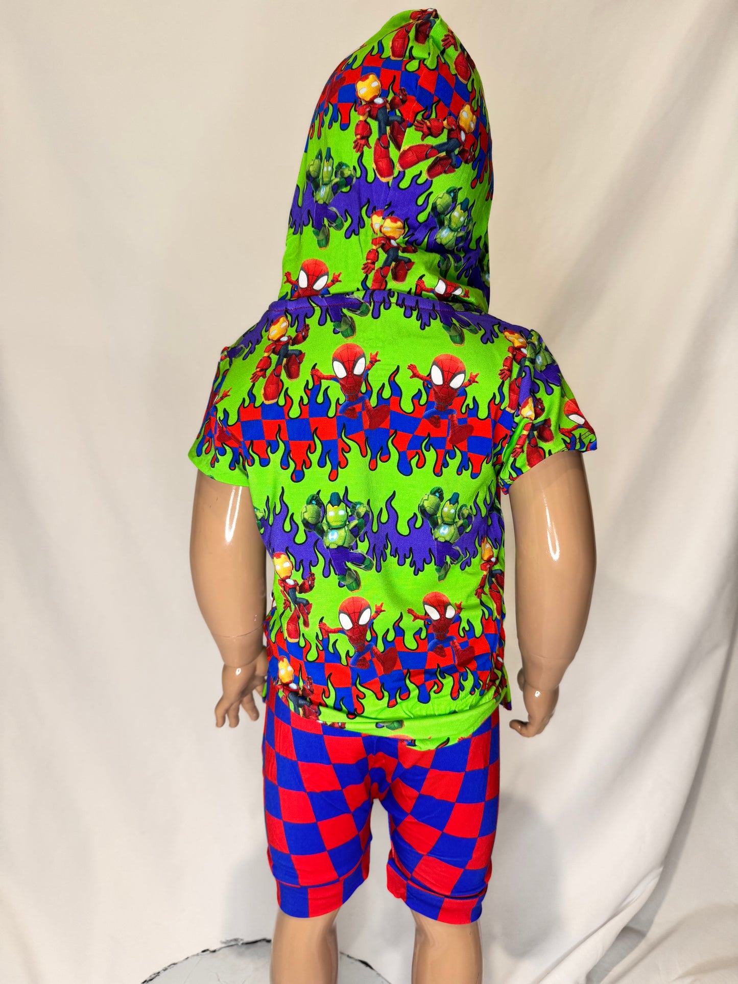 WEBS UP hooded short set RTS