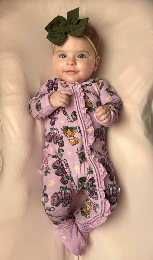 Pasture Friends (purple) Ruffle Zippy RTS