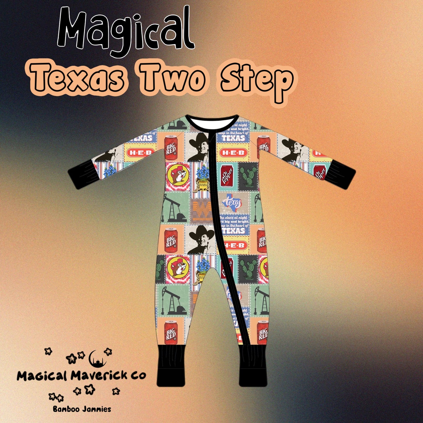 MAGICAL TEXAS TWO STEP Zippy READY TO SHIP