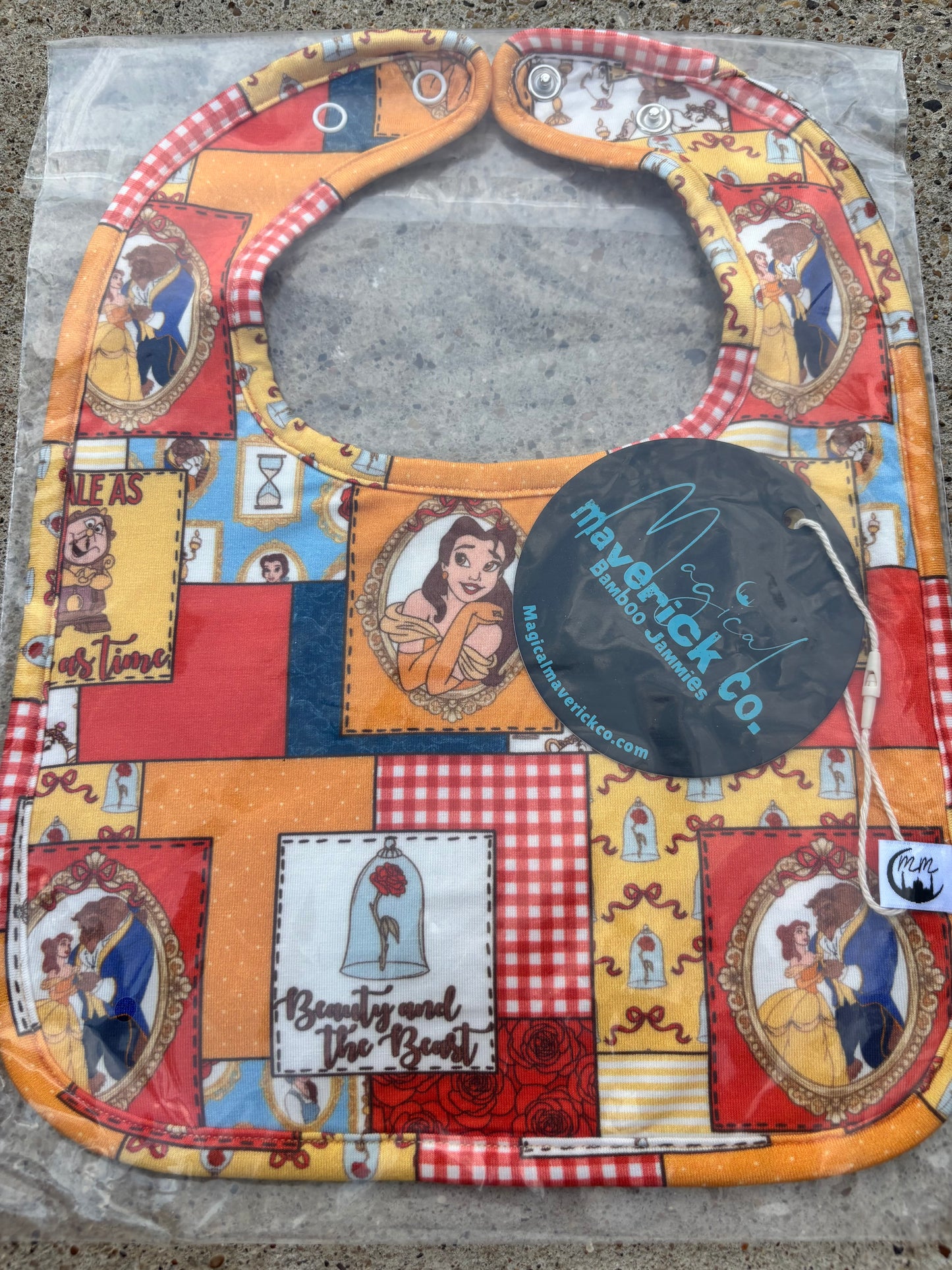 Tale as old as time Bib Cloth RTS