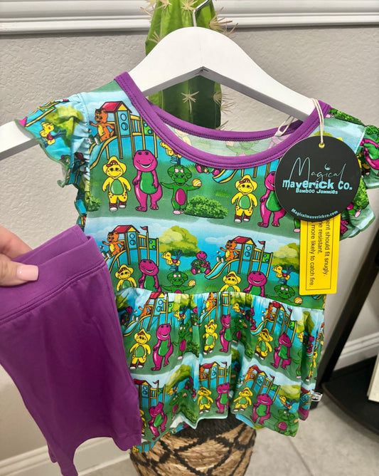 Best Friends peplum set RTS