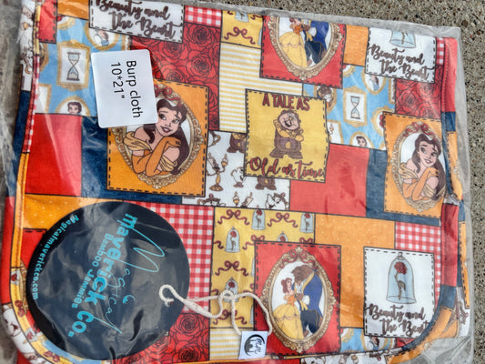 Tale as old as time Burp Cloth RTS