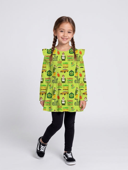 Syrup long sleeve peplum and leggings RTS
