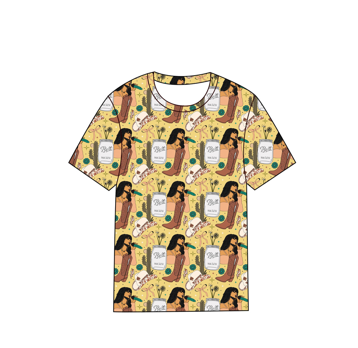 Dandelion oversized bamboo tee RTS