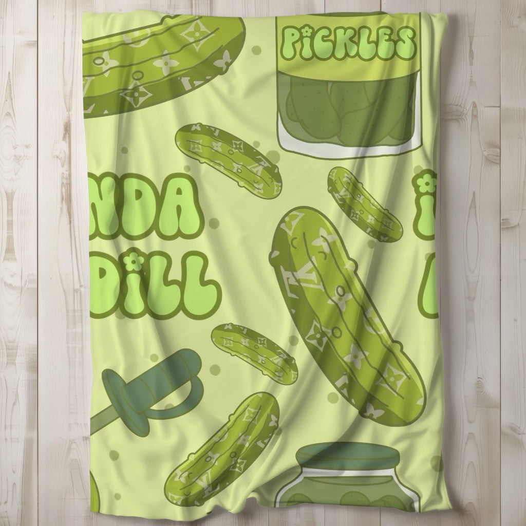 Magical Big Dill 50x60 Plush back blanket PRE ORDER