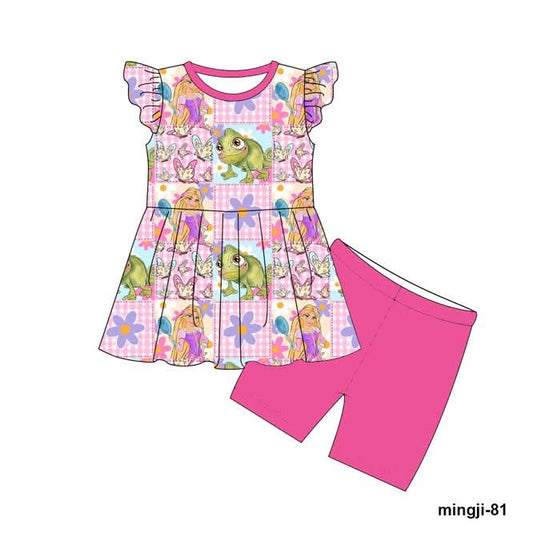 Let down you hair peplum and shorts Daywear RTS