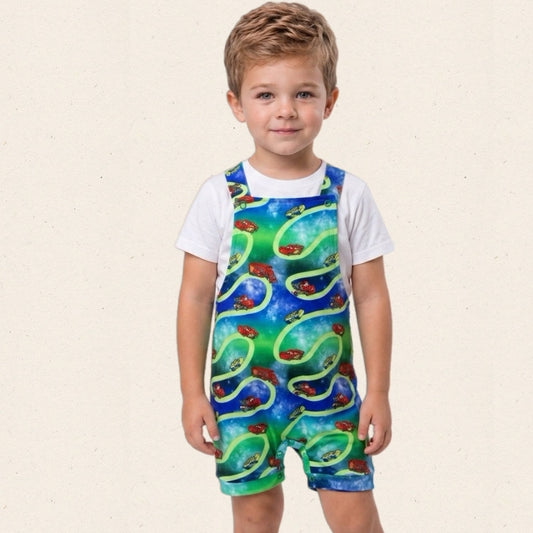 Glow Racers short overalls with buttons RTS