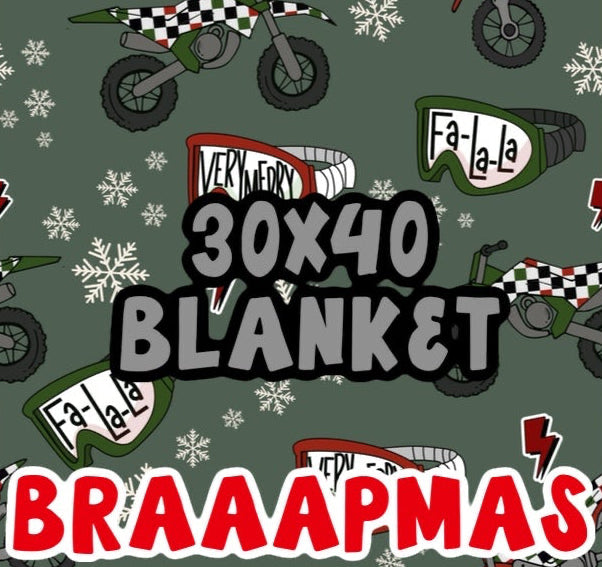 BRAAAPMAS 30x40 Bamboo + Minky Blanket PRE ORDER